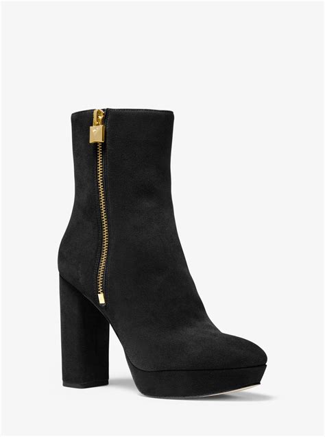 michael kors frenchie platform|Michael Kors Frenchie Platform Bootie .